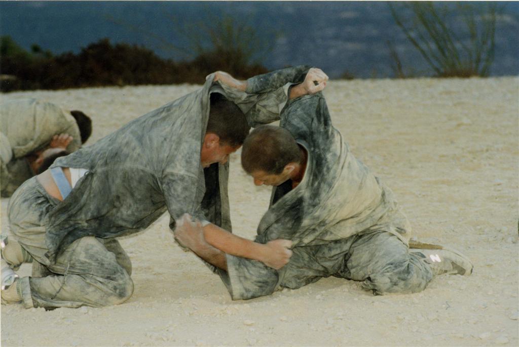 Two veterans battling before dusk, Akban 24, 1999
