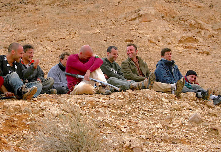 Standup in the middle of the desert in the AKBAN desert gathring